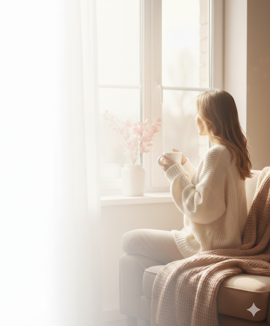 Rauhallinen kuva, joka symboloi toipumista